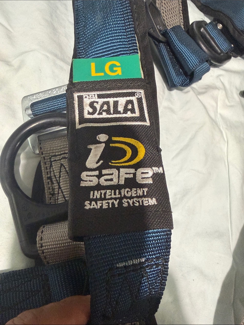iD Safe Blue Safety Harness - LG